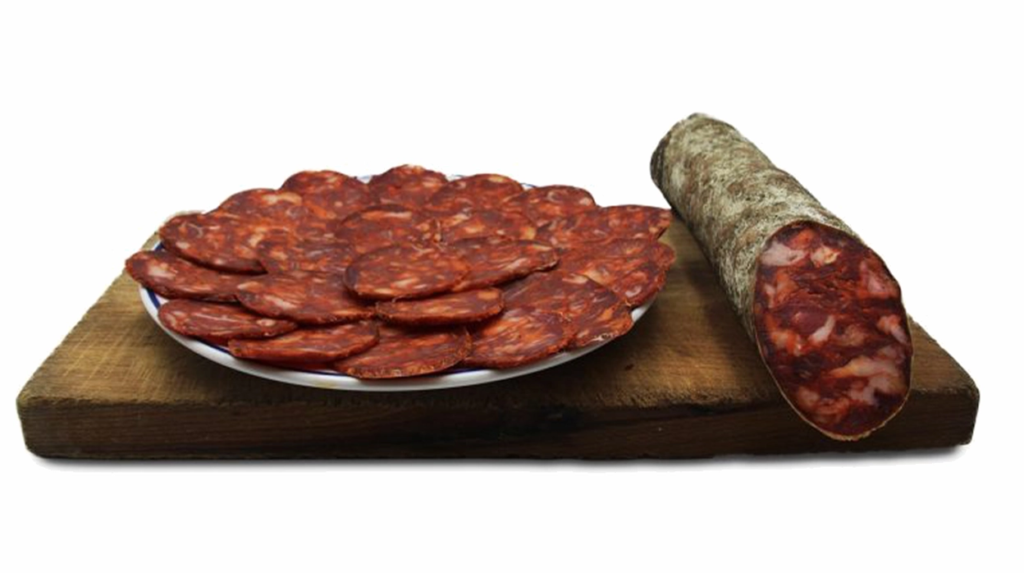 Chorizo Picante de Bellota – Embutido Ibérico Artesanal de Picado Grueso