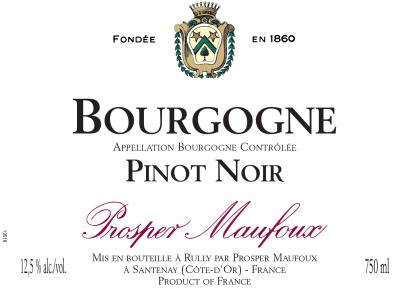Prosper Maufoux Bourgogne Pinot Noir 2019